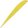 Gateway Feathers Parabolic Neon Yellow 4in Right Wing Feathers - 100 Pack - Yellow 4in