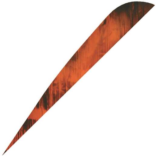 Gateway Feathers Parabolic Tre-Orange 4in Feathers - 100 Pack - Orange 4in