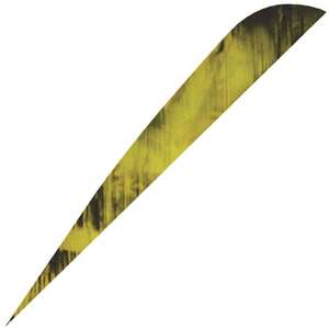 Gateway Feathers Parabolic Tre-Yellow 4in Feathers - 100 Pack