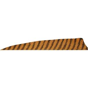 Gateway Feathers Shield Cut 4in Barred Brown Feathers - 50 Pack