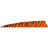 Gateway Feathers Shield Cut 4in Barred Orange Feathers - 50 Pack - Barred Orange 4in