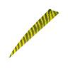 Gateway Feathers Shield Cut 4in Barred Yellow Feathers - 50 Pack - Yellow 4in