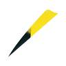 Gateway Feathers Shield Cut 4in Kuru Florescent Yellow Feathers - 50 Pack - Yellow 4in