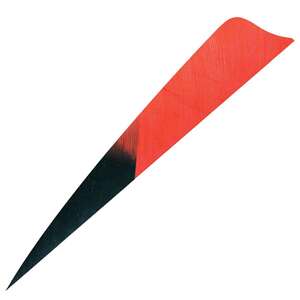 Gateway Feathers Shield Cut Kuro Red 4in Feathers - 50 Pack
