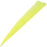 Gateway Feathers Shield Cut Flo Yellow 4in Right Wing Feathers - 100 Pack - Yellow 4in