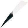 Gateway Feathers Shield Cut Kuro White 4in Feathers - 50 Pack - White / Black 4in