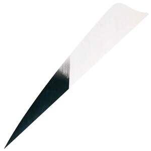 Gateway Feathers Shield Cut Kuro White 4in Feathers - 50 Pack