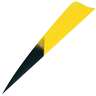 Gateway Feathers Shield Cut Kuro Sun Yellow 4in Feathers - 50 Pack - Yellow / Black 4in