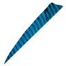 Gateway Feathers Shield Cut Barred Blue 4in Feathers - 50 Pack - Blue 4in