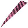 Gateway Feathers Shield Cut Barred Flo Pink 4in Feathers - 50 Pack - Pink 4in