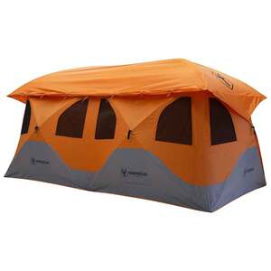 Gazelle T8 Hub 8-Person Camping Tent - Sunset Orange