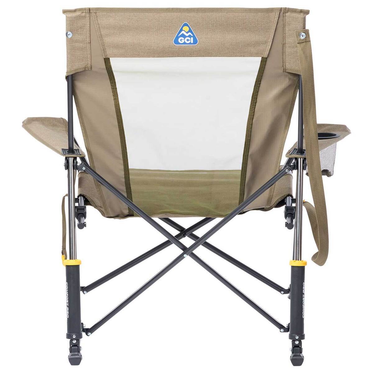 GCI Outdoor Comfort Pro Rocker XL Rocker Chair - Heathered Aged Fatigue ...