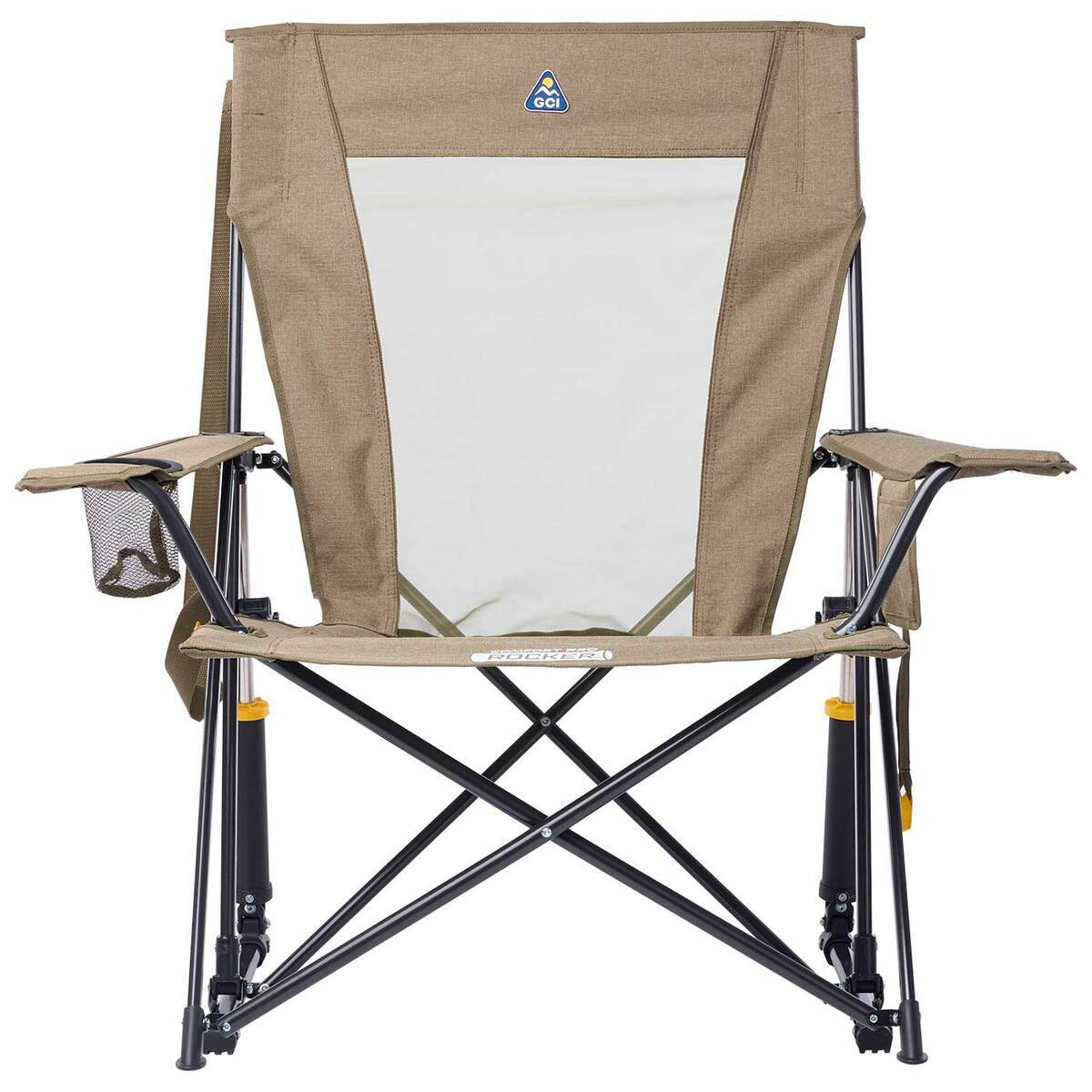 GCI Outdoor Comfort Pro Rocker XL Rocker Chair - Heathered Aged Fatigue ...