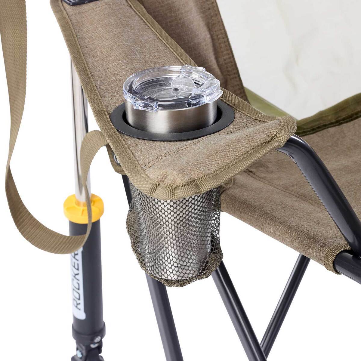 GCI Outdoor Comfort Pro Rocker XL Rocker Chair - Heathered Aged Fatigue ...