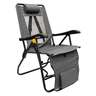 GCI Legz Up Lounger Chair - Heathered Pewter - Heathered Pewter