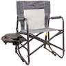 GCI Freestyle Rocker with Side Table Rocker Chair - Heathered Pewter - Heathered Pewter Gray