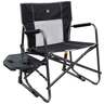GCI Freestyle Rocker XL with Side Table Rocker Chair - Black - Black