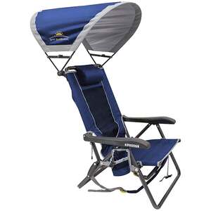 GCI Outdoor SunShade Backpack Event Chair - Blue