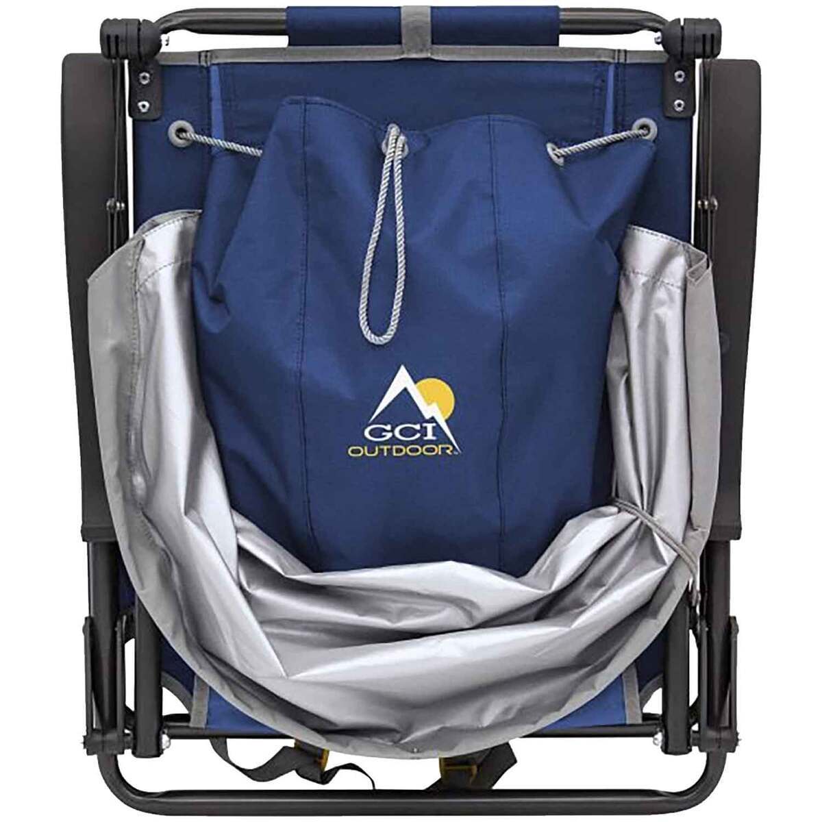 GCI Outdoor SunShade Backpack Event Chair - Blue - Blue GCI Outdoor SunShade Backpack Event Chair - Blue - Blue