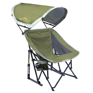 GCI Pod Rocker with SunShade Camp Chair - Green