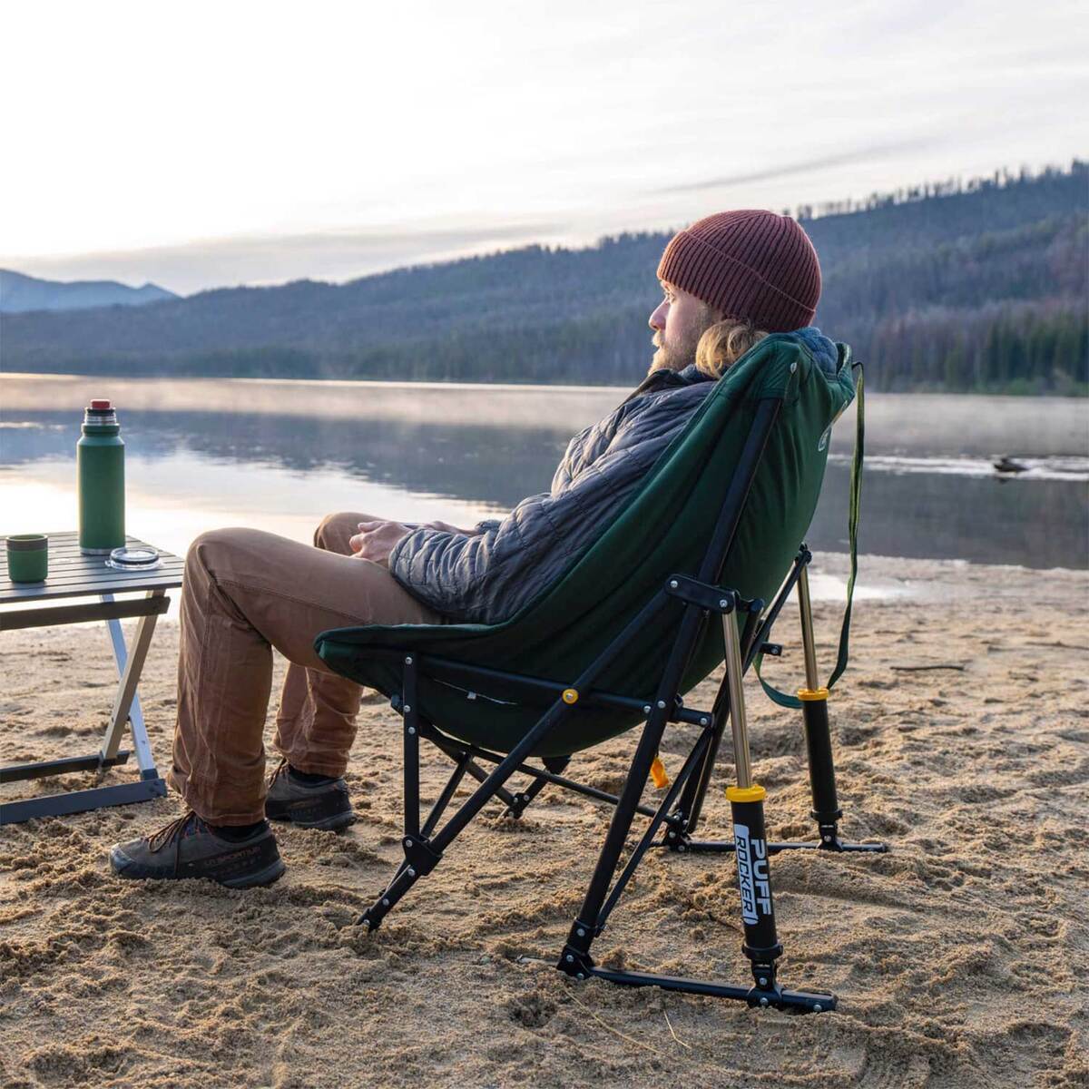 Puff Rocker GCI Outdoor Puff Rocker Chair - Hunter Green | Sportsman's Warehouse