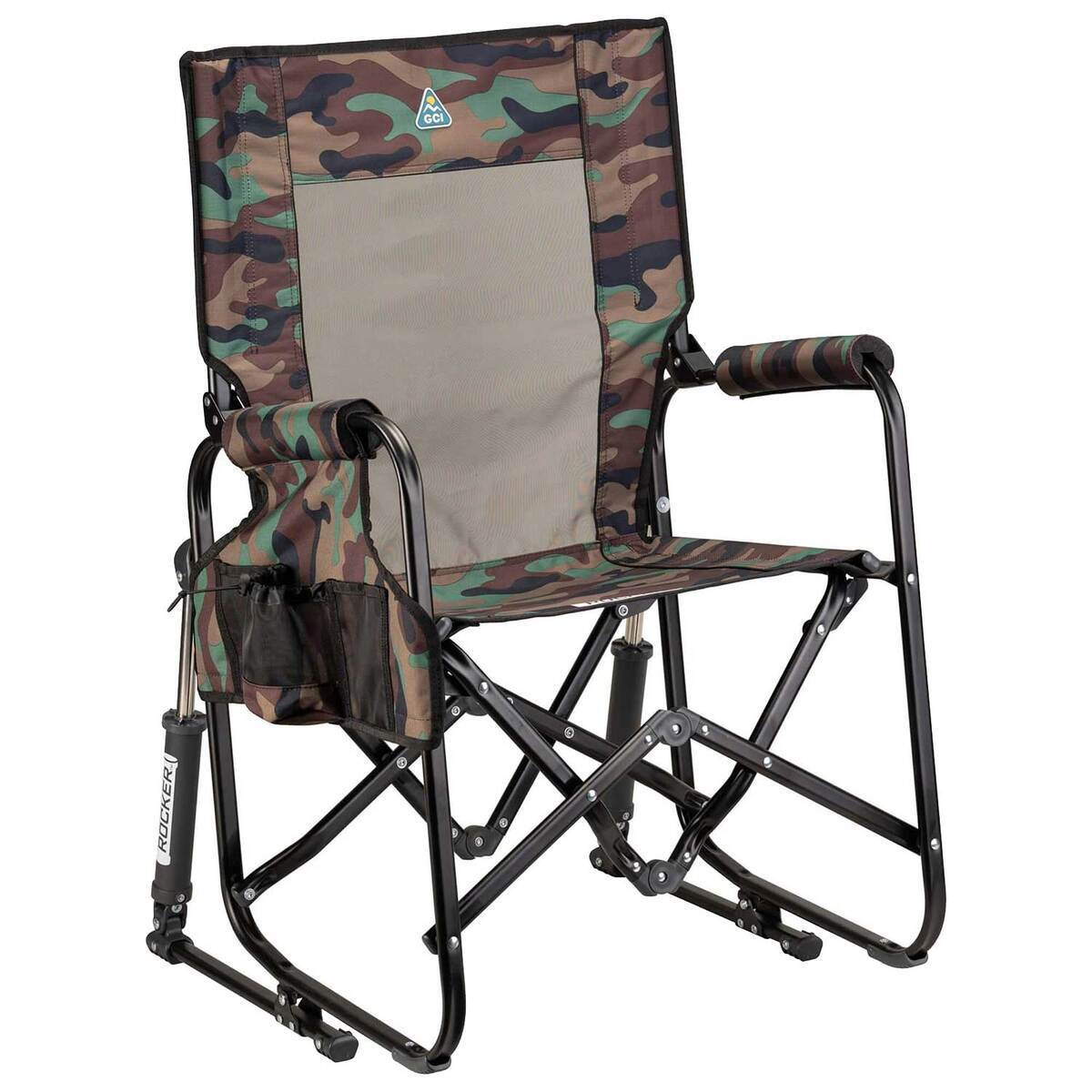 GCI Outdoor Stowaway Rocker Chair - Old School Camo | Sportsman's Warehouse