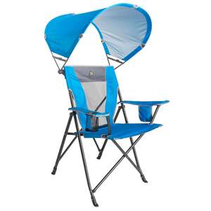 GCI SunShade Comfort Pro Camp Chair - Saybrook Blue