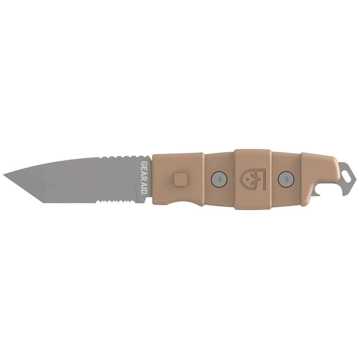 Gear Aid Kotu Tanto 3 inch Fixed Blade Knife - Coyote Gear Aid Kotu Tanto 3 inch Fixed Blade Knife - Coyote