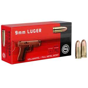 GECO 9mm Luger 124Gr FMJ Handgun Ammo - 50 Rounds