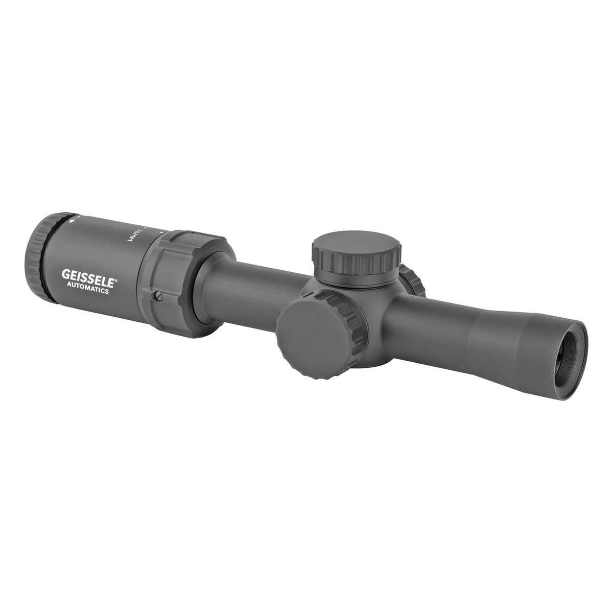 Geissele Automatics Super Precision 1-6x 26mm Rifle Scope - Illuminated DMRR-1 - Black Geissele Automatics Super Precision 1-6x 26mm Rifle Scope - Illuminated DMRR-1 - Black