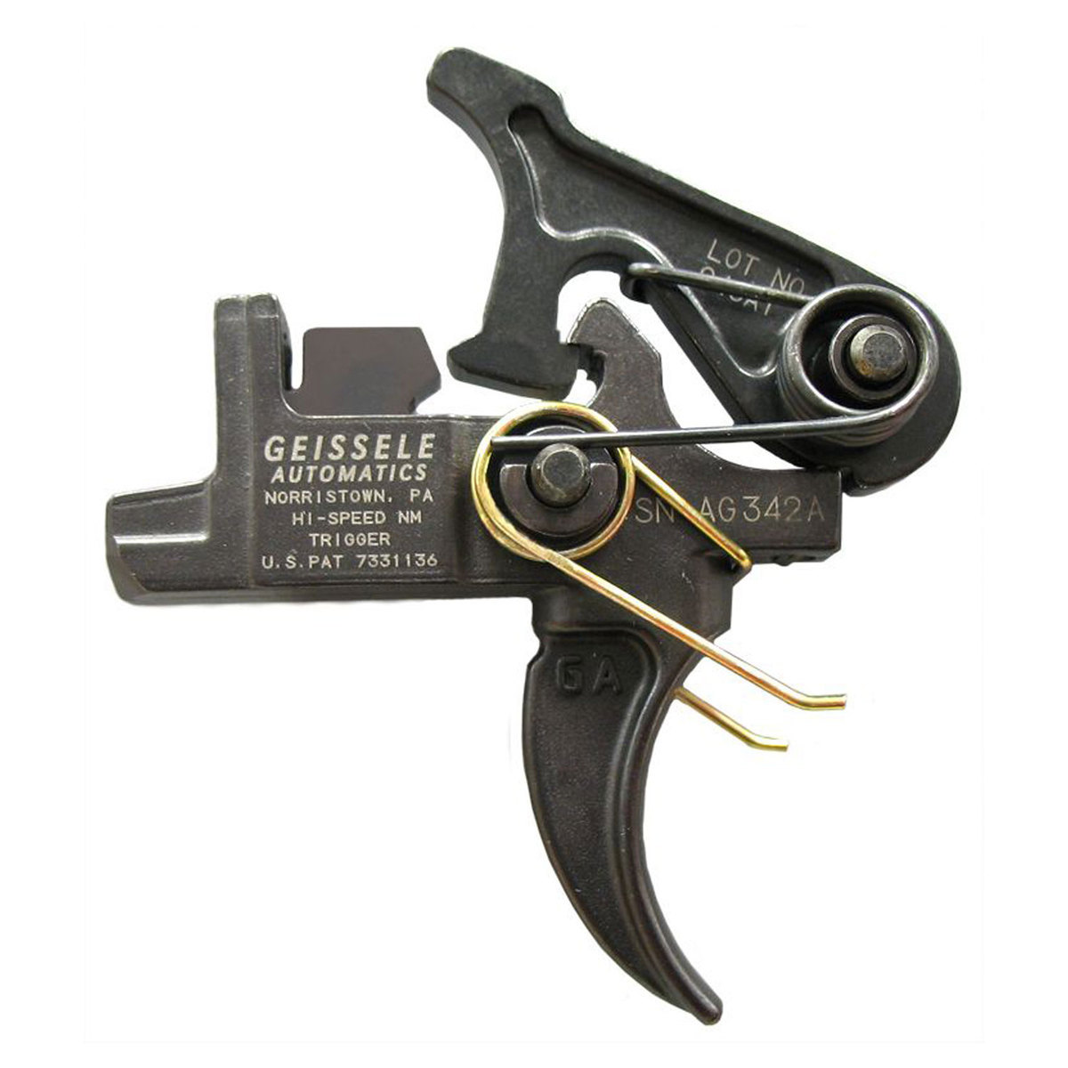 Geissele Hi-Speed National Match AR15/AR10 Two Stage Rifle Trigger Kit - Black Geissele Hi-Speed National Match AR15/AR10 Two Stage Rifle Trigger Kit - Black
