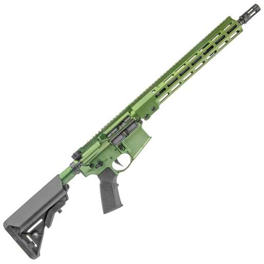 Geissele Super Duty 5.56mm NATO 16.1in Anodized Green Semi Automatic Modern Sporting Rifle - No Magazine - Green image