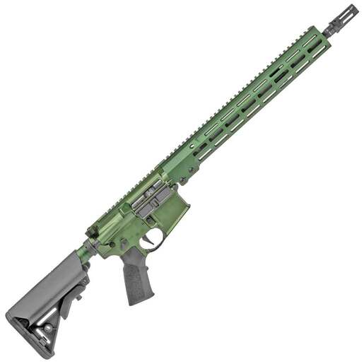 Geissele Super Duty 5.56mm NATO 16in Green Anodized Semi Automatic Modern Sporting Rifle - No Magazine - Green image