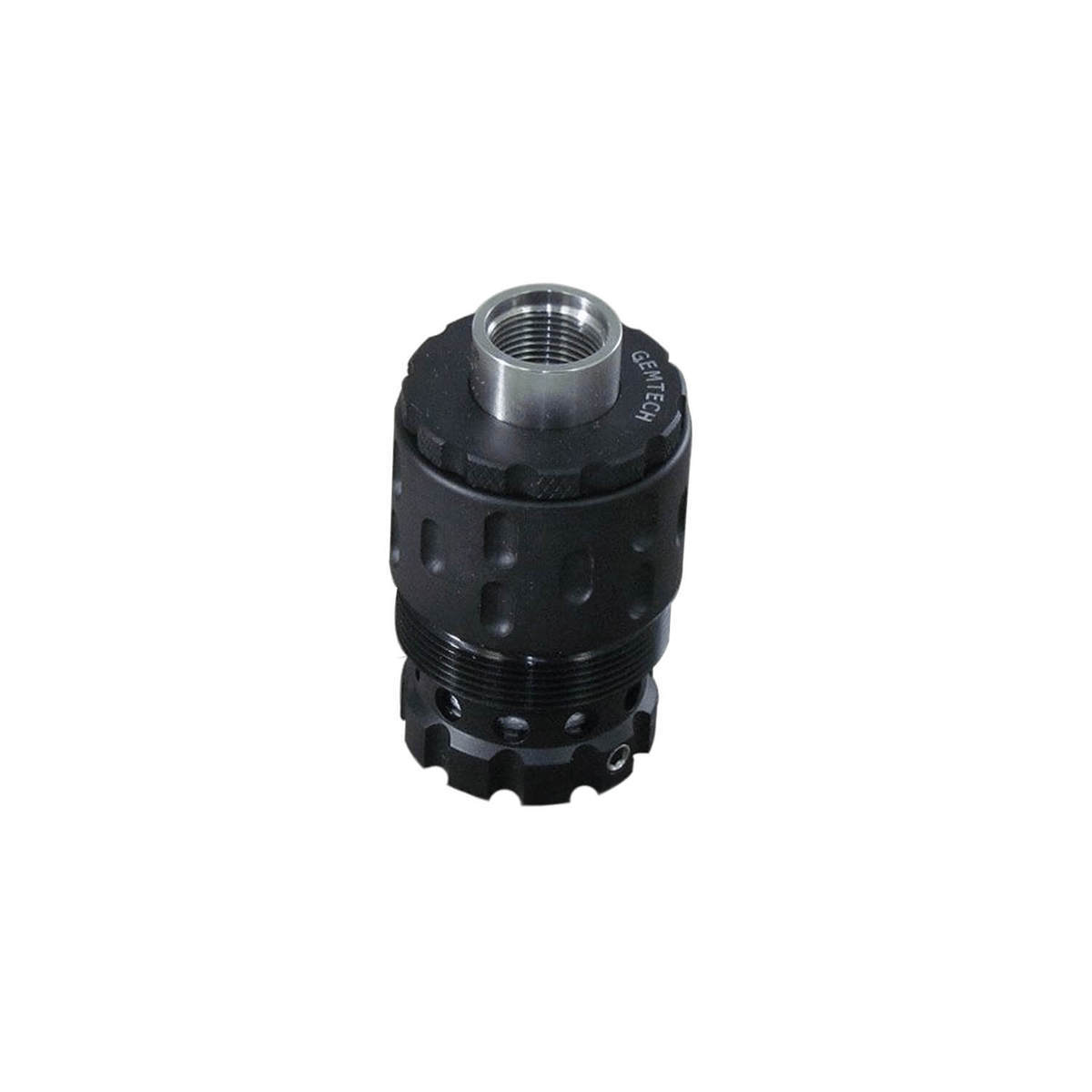 Gemtech 1/2-28 Linear Inertial Decoupler - Black/Stainless Gemtech 1/2-28 Linear Inertial Decoupler - Black/Stainless