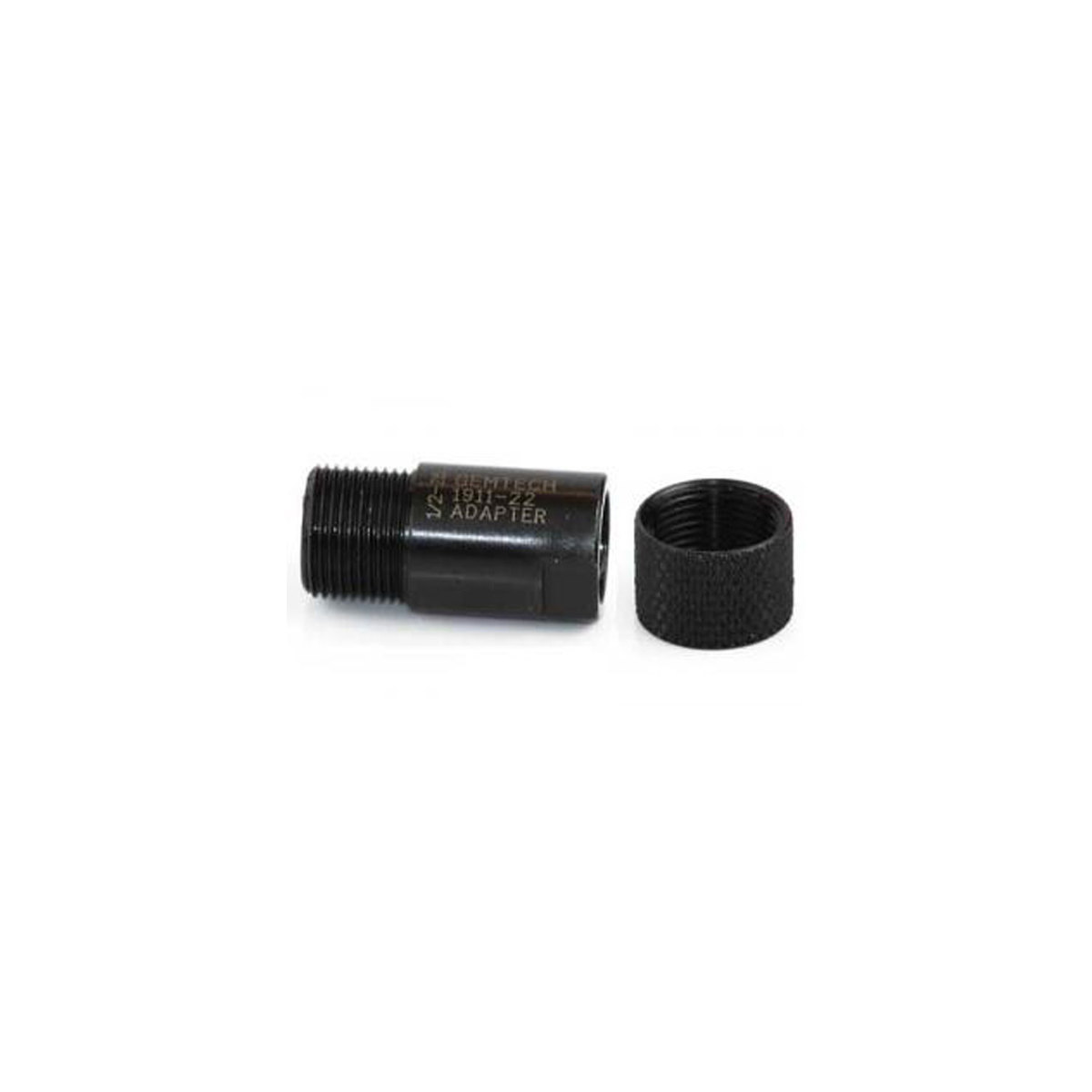 Gemtech Sig Sauer/GSG .22LR 1911 M9x.75 To 1/2-28 Adapter - Black 1/2-28 Gemtech Sig Sauer/GSG .22LR 1911 M9x.75 To 1/2-28 Adapter - Black 1/2-28