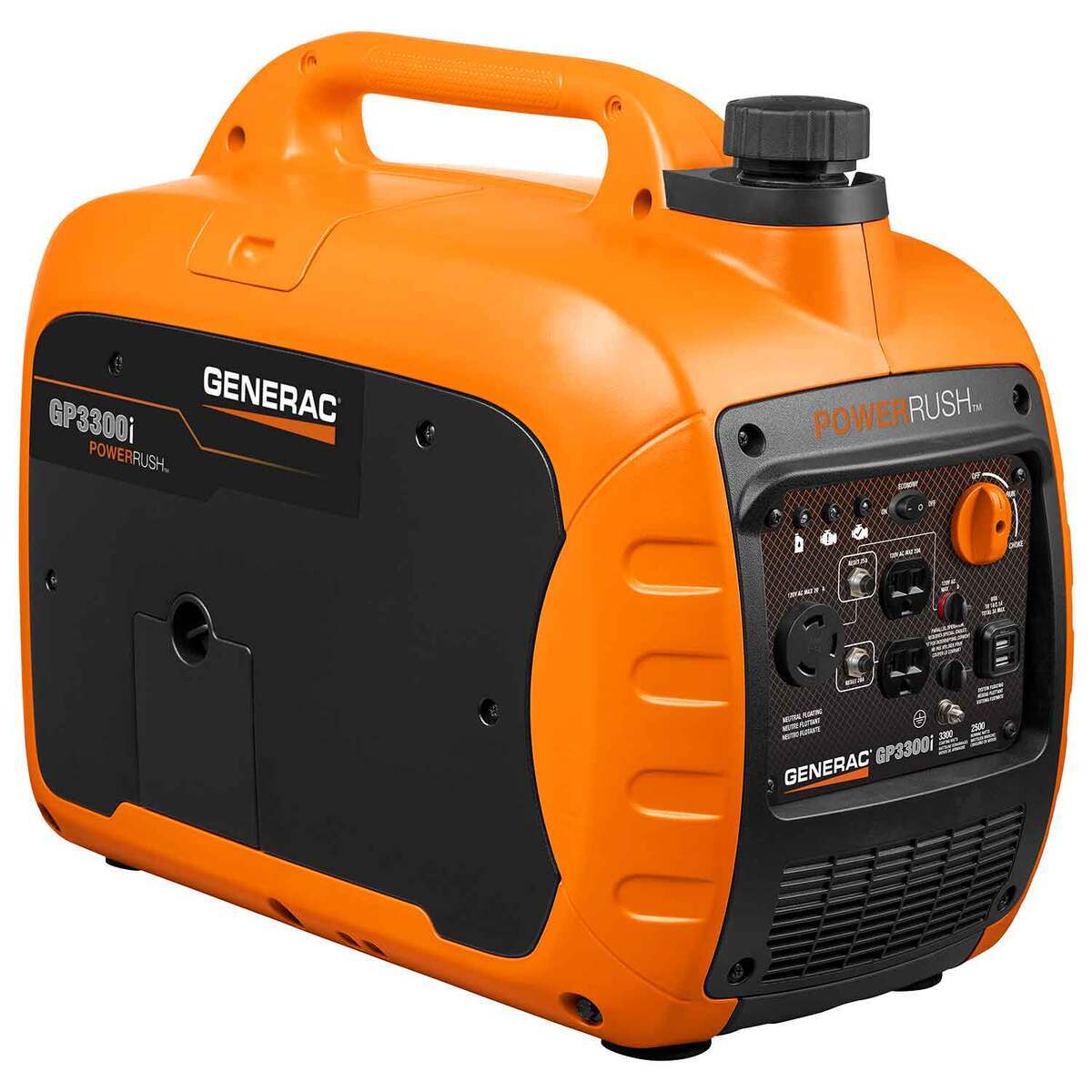 Generac GP3300i 3300/2500 Watts Inverter Generator - Orange/ Black Generac GP3300i 3300/2500 Watts Inverter Generator - Orange/ Black