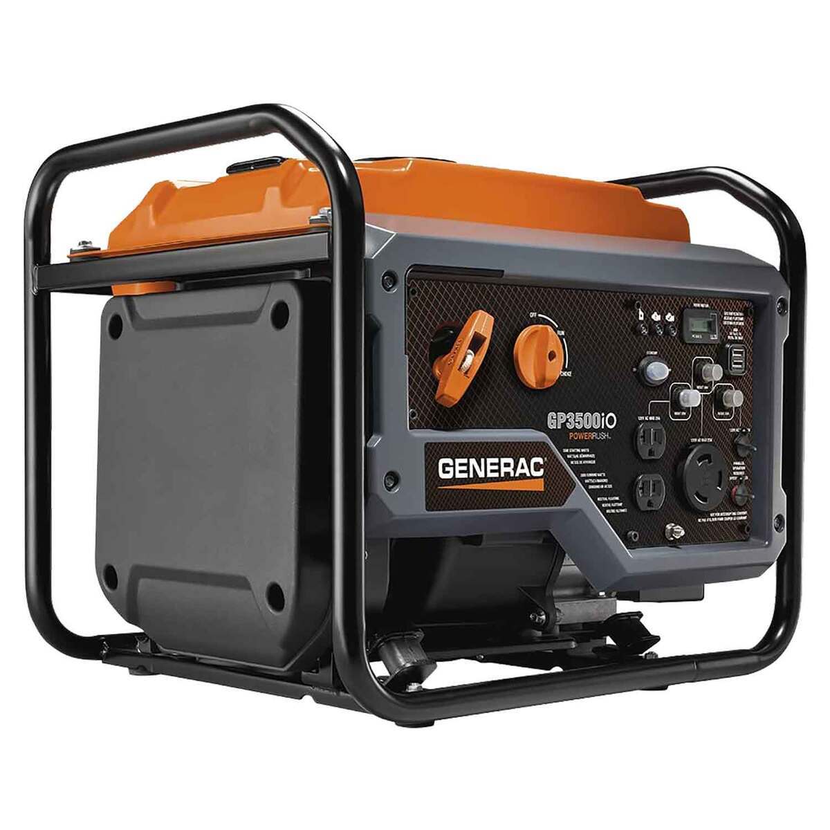 Generac GP3500iO 3500/3000 Watts Inverter Generator - Orange/ Black Generac GP3500iO 3500/3000 Watts Inverter Generator - Orange/ Black