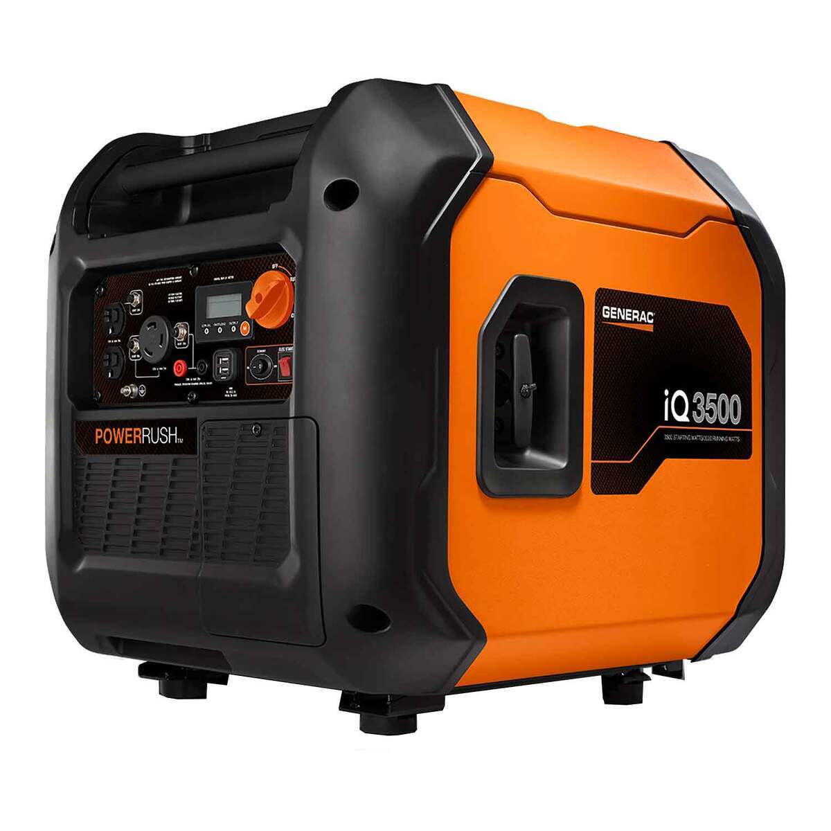 Generac iQ3500 3500/3000 Watts Inverter Generator - Orange/ Black Generac iQ3500 3500/3000 Watts Inverter Generator - Orange/ Black