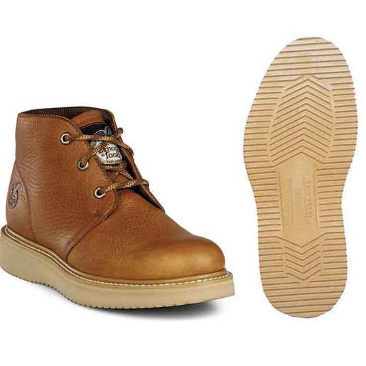 Georgia Men's 6-inch Wedge Chukka Work Boots - Brown 11