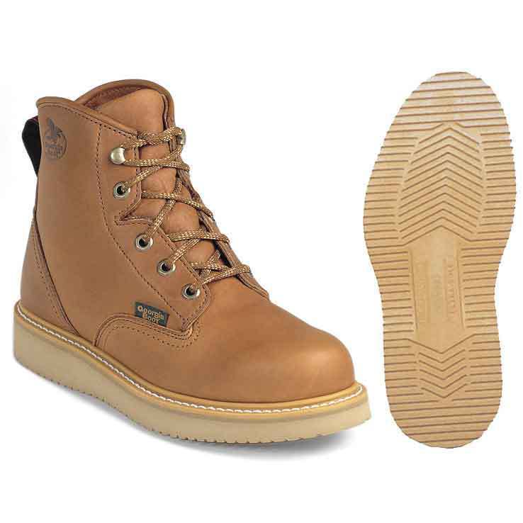 Georgia Boot Core 37 Wedge Steel Toe Men's Work Boot GB00697 in Brown 11.5 / W Georgia Boot Core 37 Wedge Steel Toe Men's Work Boot GB00697 in Brown 11.5 / W