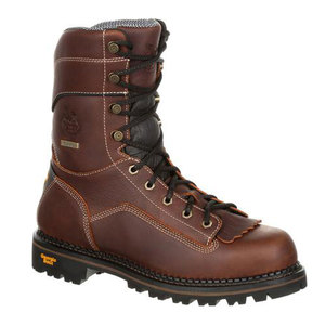 Georgia Boot Men's AMP LT Logger Composite Toe Low Heel Waterproof Work Boot Georgia Boot Men's AMP LT Logger Composite Toe Low Heel Waterproof Work Boot