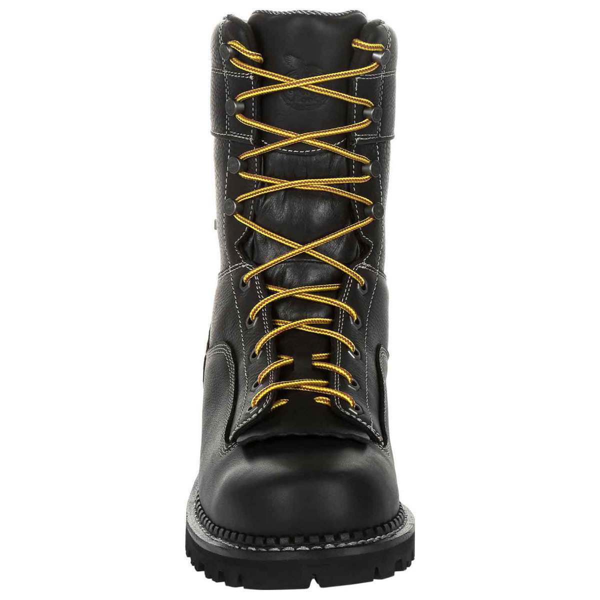 Georgia Boot Men's AMP LT Logger Composite Toe Work Boots - Black - Size 8.5 - Black 8.5 Georgia Boot Men's AMP LT Logger Composite Toe Work Boots - Black - Size 8.5 - Black 8.5