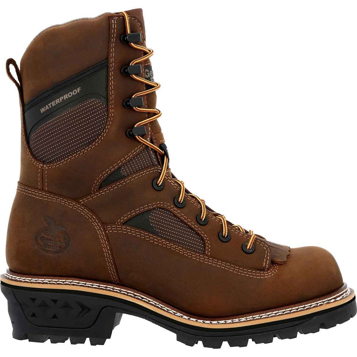 Georgia Boot Men's LTX Logger Composite Toe Waterproof 9in Work Boots Georgia Boot Men's LTX Logger Composite Toe Waterproof 9in Work Boots