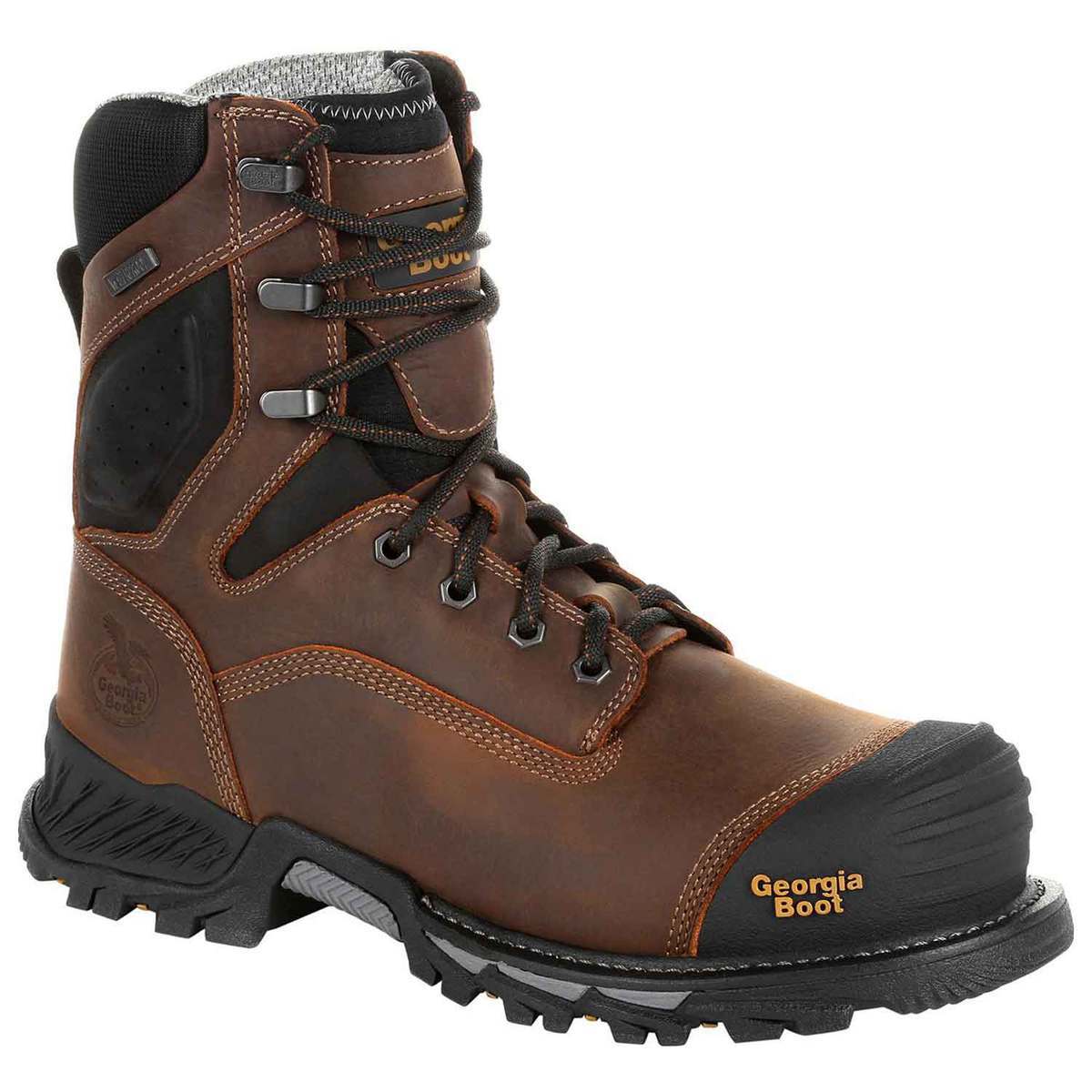 Georgia Boot Men's Rumbler Composite Toe Waterproof 8in Work Boots Georgia Boot Men's Rumbler Composite Toe Waterproof 8in Work Boots
