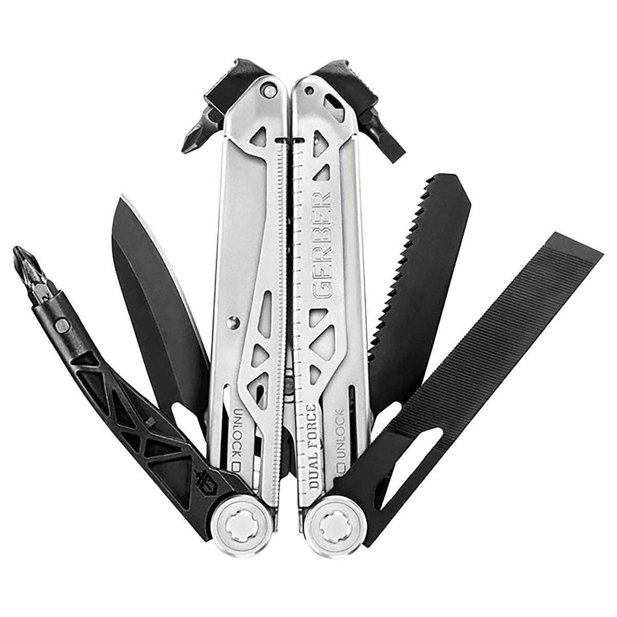 Gerber Dual Force Multi-Tool - Silver/Black Gerber Dual Force Multi-Tool - Silver/Black