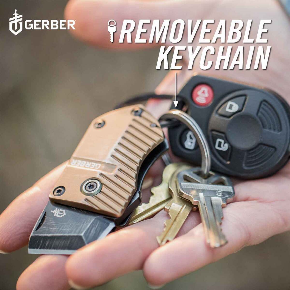 Gerber Key Note 1 inch Automatic Knife - Coyote Brown Gerber Key Note 1 inch Automatic Knife - Coyote Brown