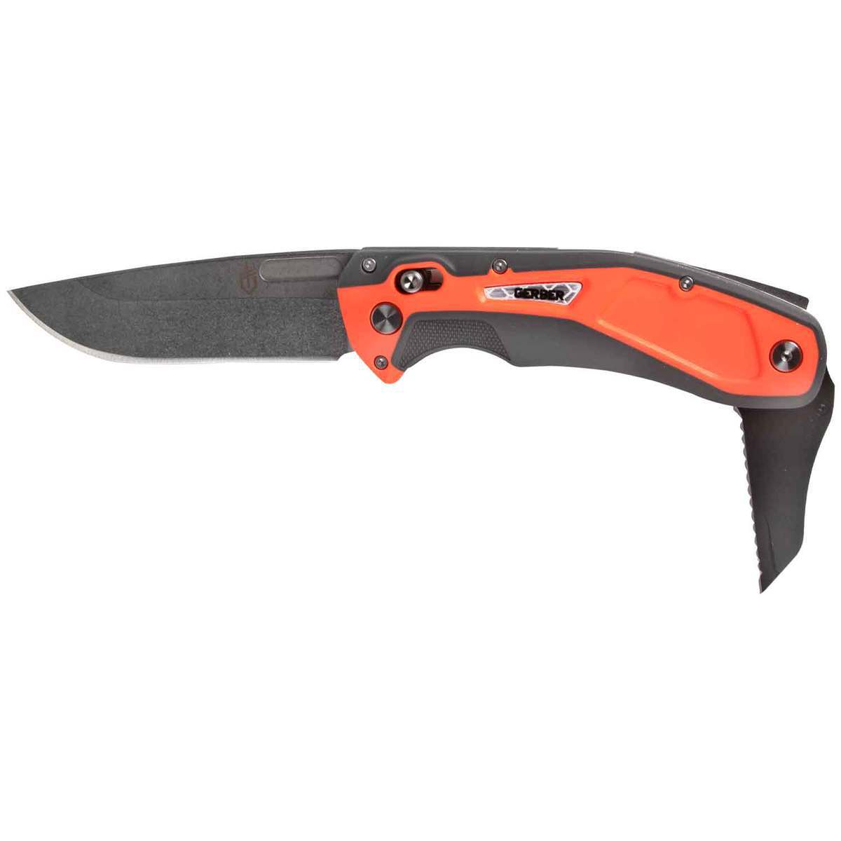 Camillus 9 Multi-Function Game Shear with Wood and Bone Saw, Sheath,  Serrated and Titanium Triple-Edge 3 Blade, Camo