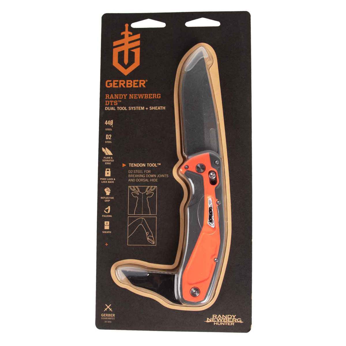 Gerber Randy Newberg DTS 3.75 inch Folding Knife - Orange Gerber Randy Newberg DTS 3.75 inch Folding Knife - Orange