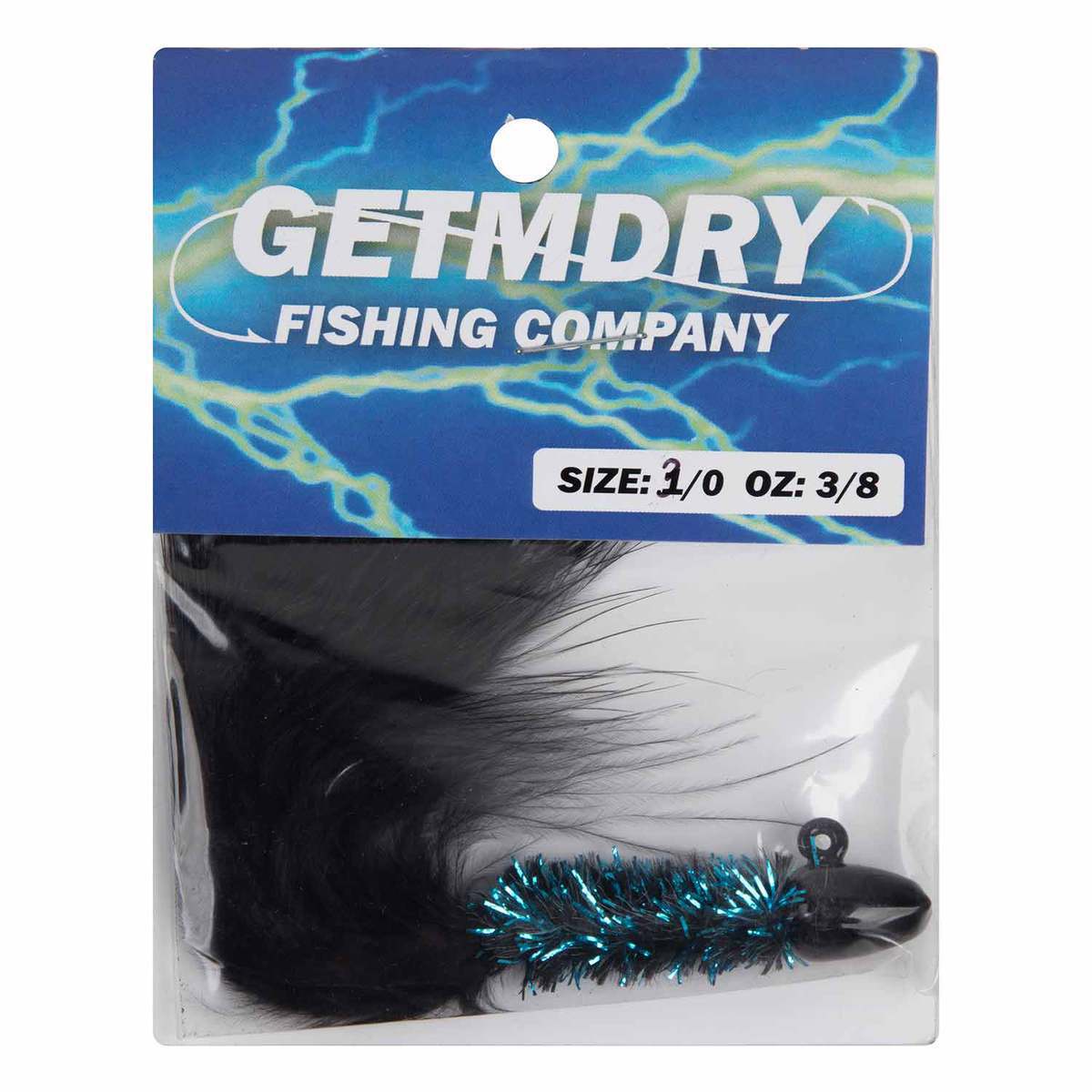 Get M Dry Coho Steelhead/Salmon Jig - Black/Pink, 3/8oz - Black/Pink Get M Dry Coho Steelhead/Salmon Jig - Black/Pink, 3/8oz - Black/Pink