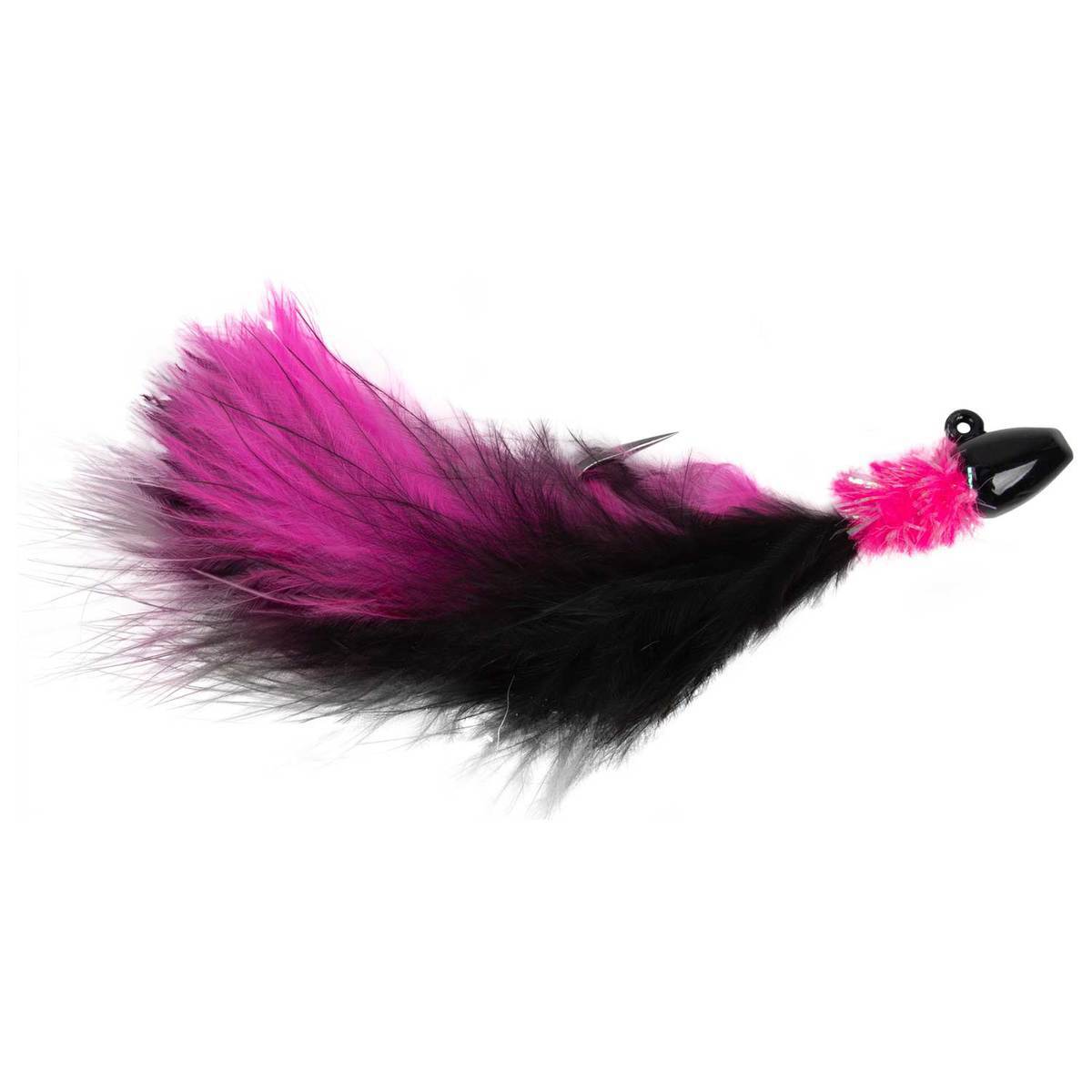 Get M Dry Coho Steelhead/Salmon Jig - Black/Black Pink, 3/8oz - Black/Black Pink Get M Dry Coho Steelhead/Salmon Jig - Black/Black Pink, 3/8oz - Black/Black Pink